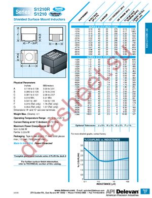 S1210-152JTR datasheet  